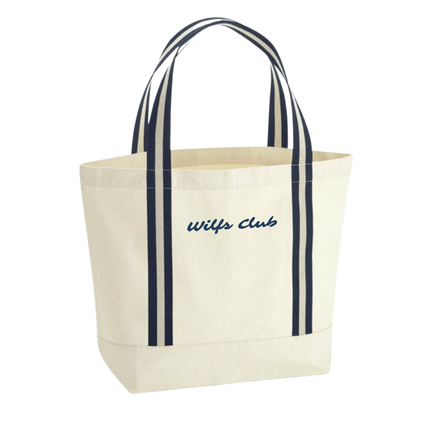 Navy Canvas Tote
