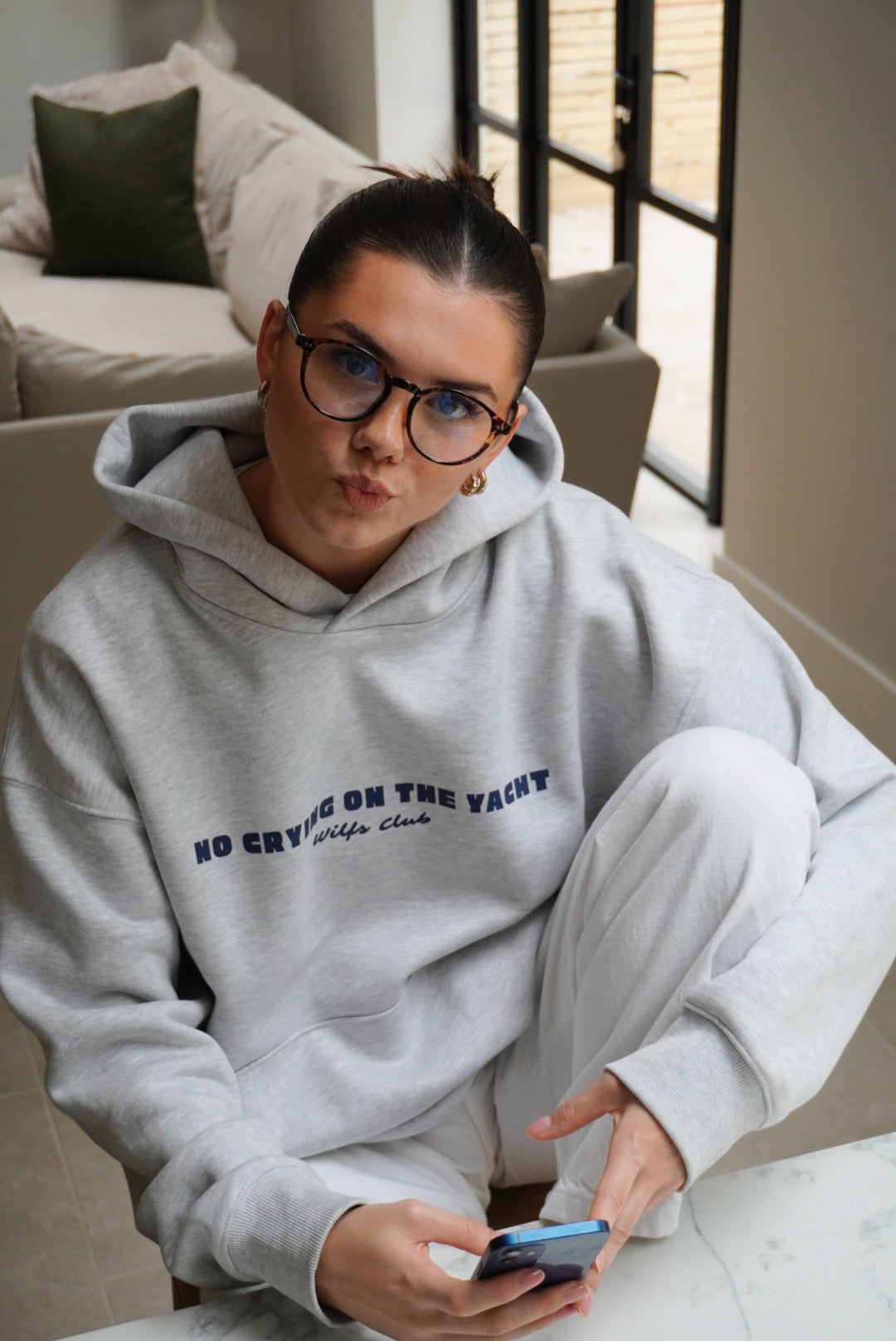 No crying on the Yacht Hoodie
